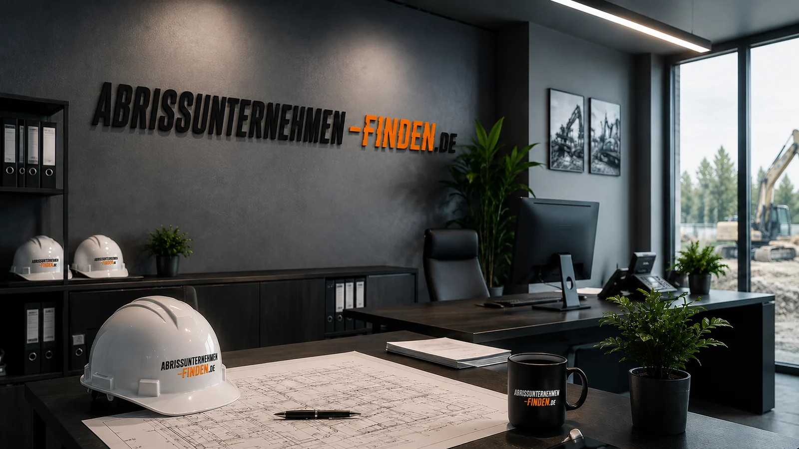 Karriere bei der Abrissunternehmen-finden.net mit Bewerbungsgespräch im modernen Büro