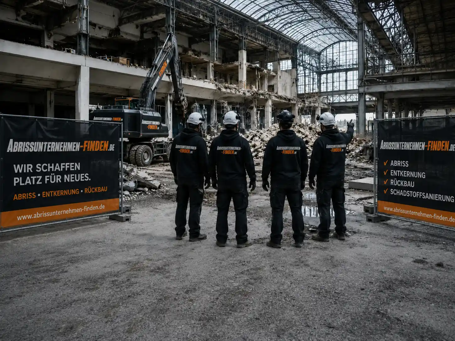 Kontrollierter Industrierückbau und Entkernung als Qualitätsmerkmal vor dem Industrieabbruch